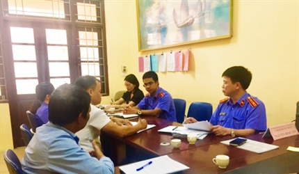 Viện KSND huyện Gia Lâm kiểm sát trực tiếp công tác thi hành án hình sự...